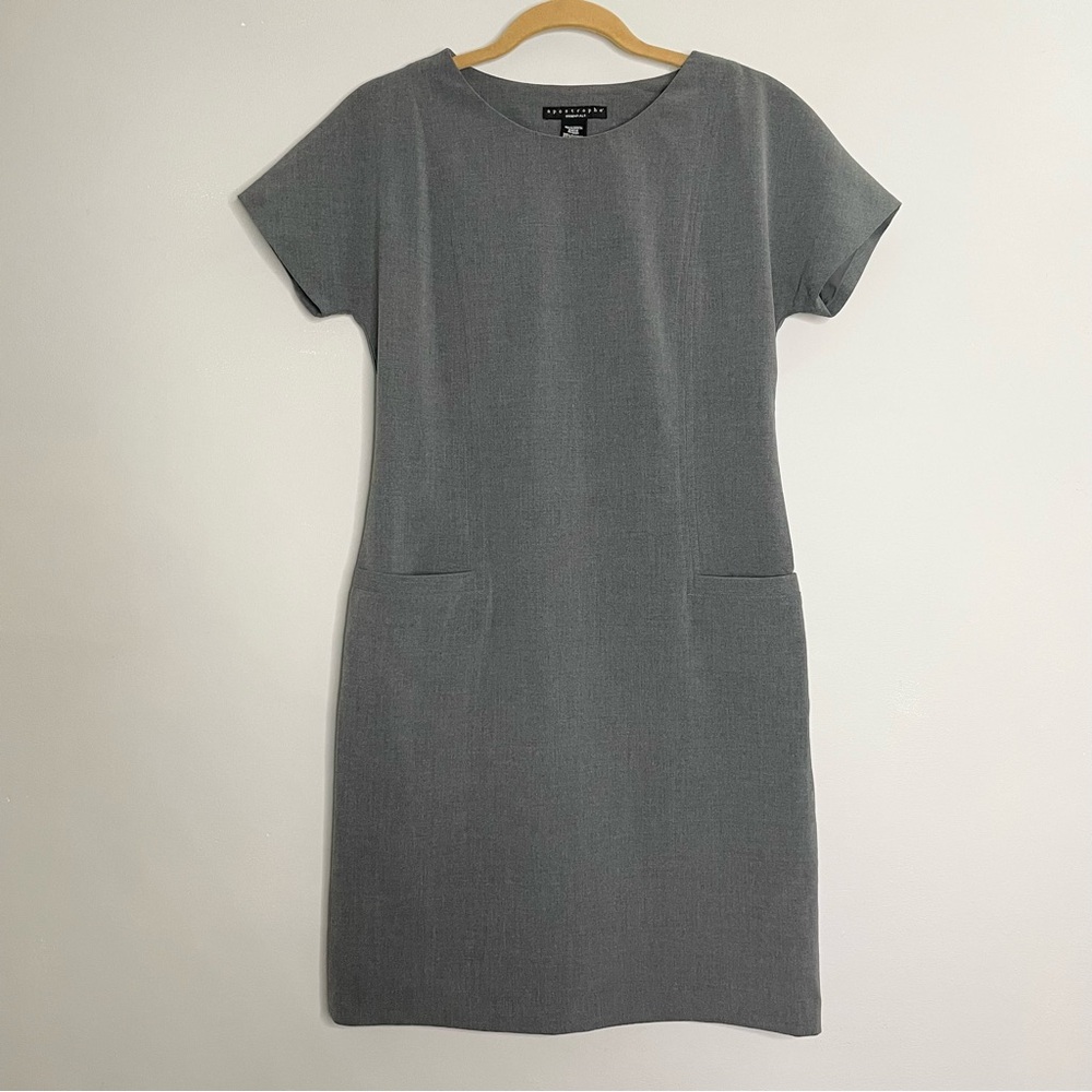 Apostrophe Essentials Short Sleeve Sheath Dress View 2